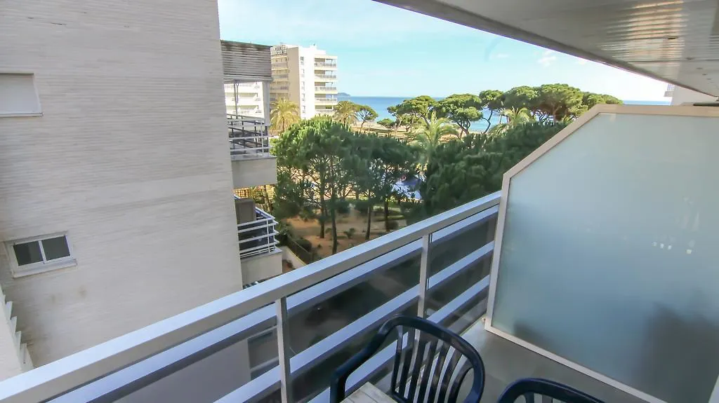 Beachfront Apartment With Pool And Garden S Abanell Blanes 0*,